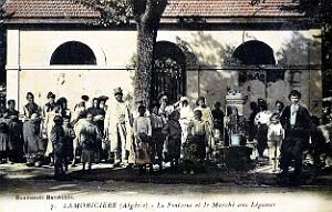 1940- Lamoriciere - La Fontaine et le Marche aux Legumes